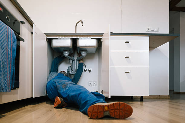 Professional Drain Cleaning technician working in Mohler, WA